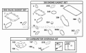 Engine Carburetor Valve Gasket Sets Diagram and Parts List for 32K437-0112-01  Briggs and Stratton Engine